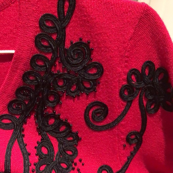 Donated 
Cable & Gauge Red Knit Sweater - Picture 2 of 6